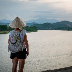 Parfum rivier toerist Hue Centraal-Vietnam