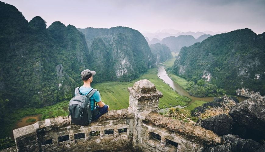 Hang Mua viewpoint Tam Coc Ninh Binh Noord-Vietnam