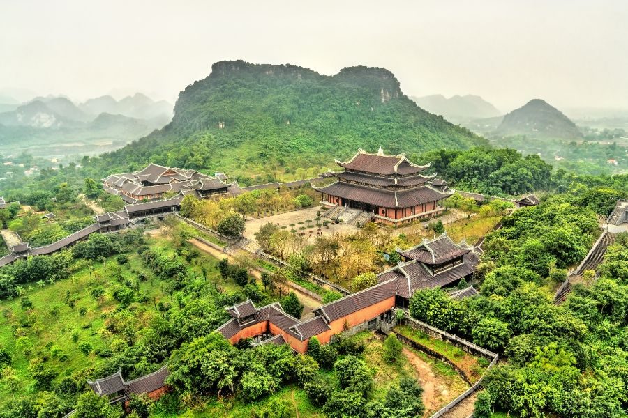 Tempel Bai Dinh Pagode Tam Coc Ninh Binh Noord-Vietnam