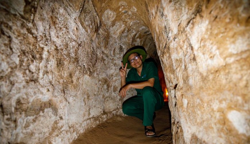 Cu Chi Tunnels Vietnam oorlog Ho Chi Minh City Zuid-Vietnam