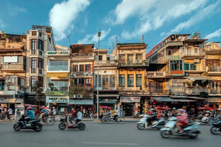 Hanoi Old Quarter Noord-Vietnam wandelen