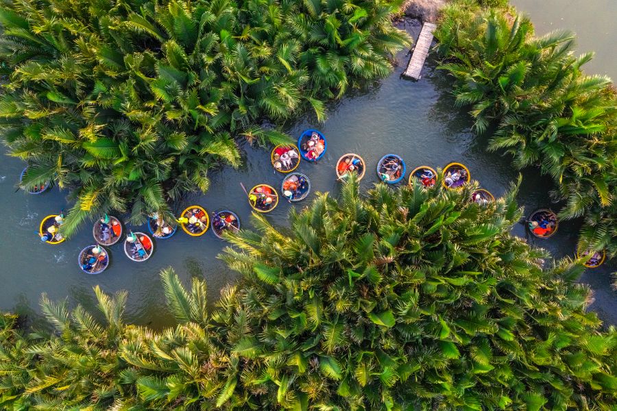 Bay Mau Coconut Forest varen Hoi An Centraal-Vietnam