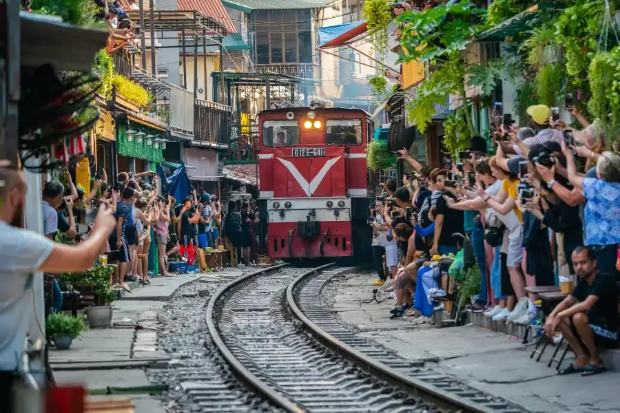 Trainstreet Hanoi Noord-Vietnam