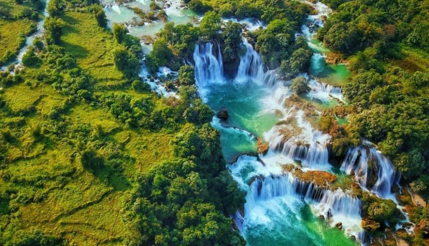 Ban Gioc waterval Cao Bang Noord-Vietnam