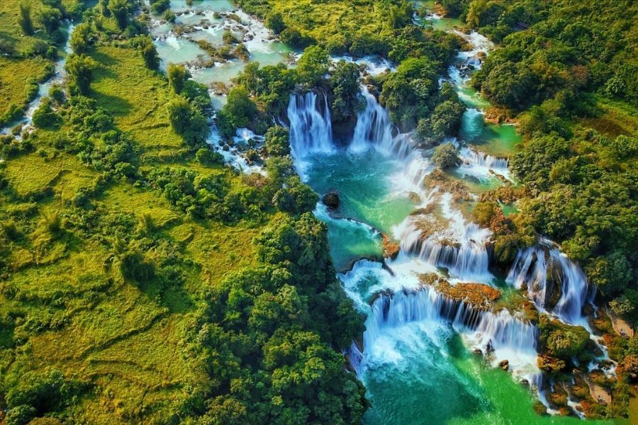 Ban Gioc waterval Cao Bang Noord-Vietnam
