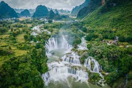 Ban Gioc waterval Cao Bang Noord-Vietnam
