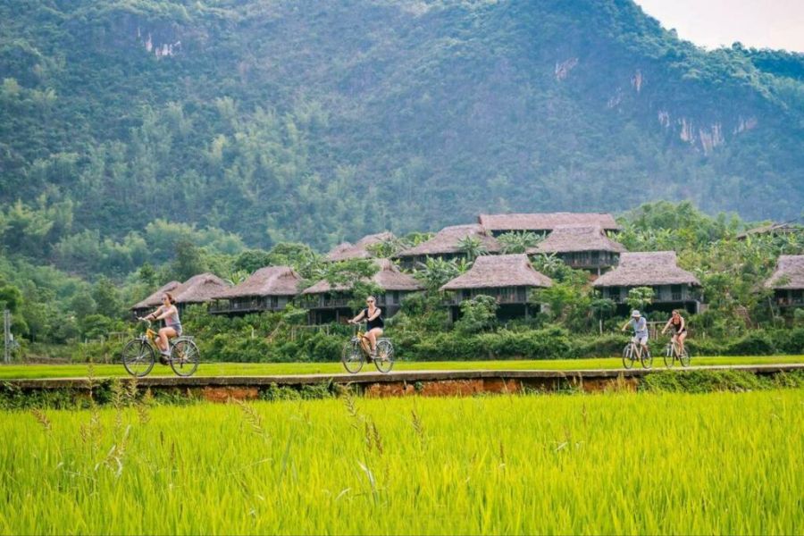 Fietsen Mai Chau Noord-Vietnam