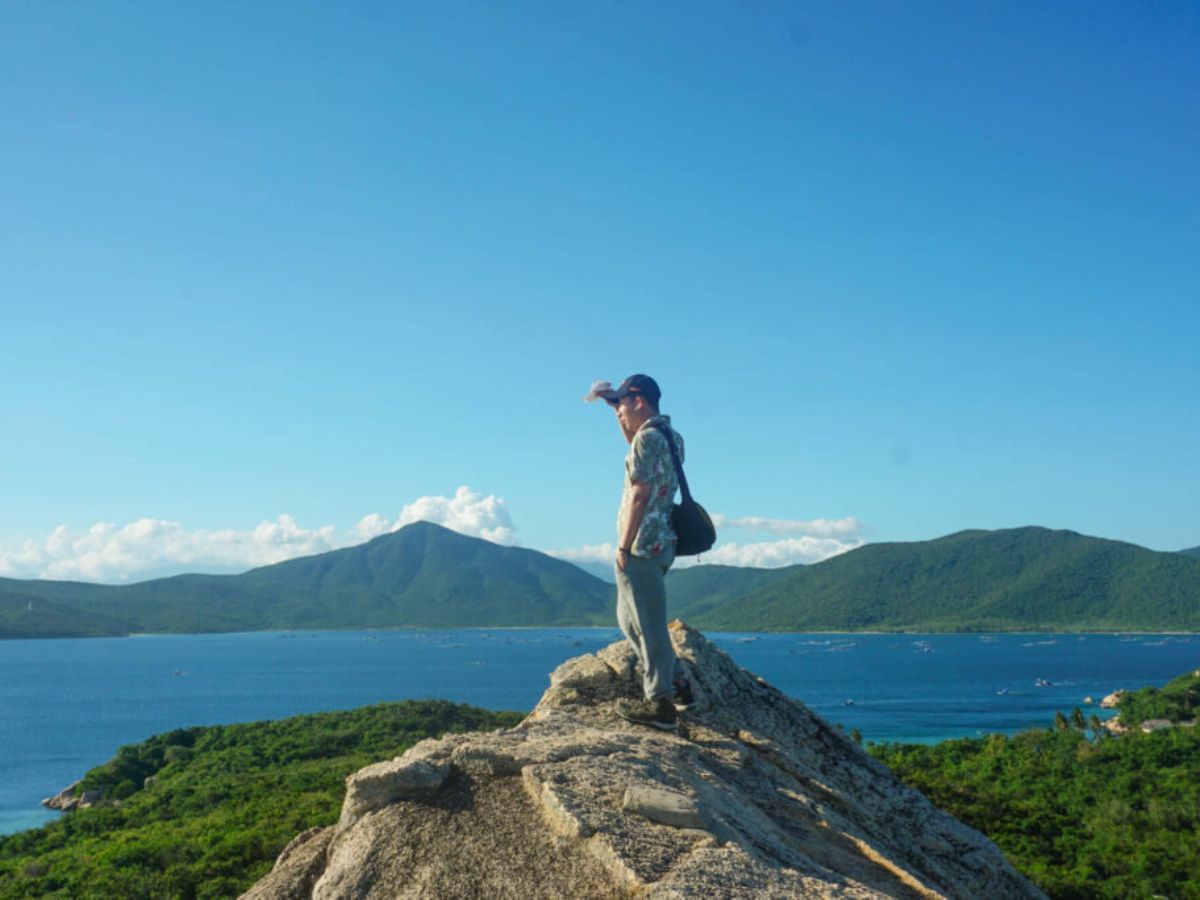 Trekking zee Whale Island Zuid-Vietnam