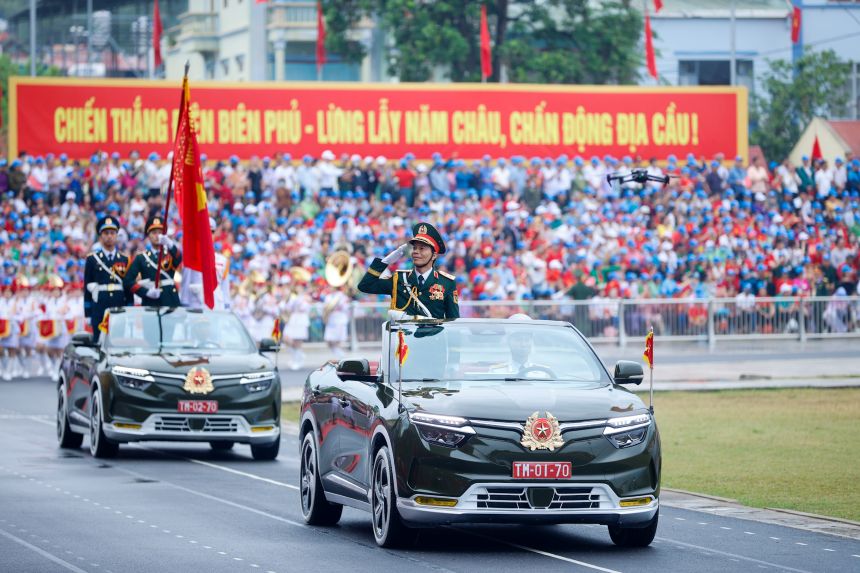 Parade van 30 april 2025 in Ho Chi Minhstad